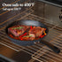Cook N Home Nonstick Sauté Fry Pan Professional Hard Anodized 2 Piece Skillets Cookware Sets (8 and 9.5 inch) Black