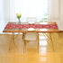 Winter Snowflake Red Table Runner, 70 Inches Christmas Snowflakes for Dining Table Kitchen Holiday Decor