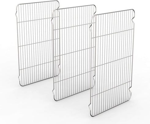 Cooling Rack Set of 3 - Zacfton Stainless Steel Wire Racks for Baking, Cooking, Roasting, 15” x 11”