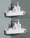 Sotfamily Plastic Shower Caddy Corner (for 90 Only), 2 Pack Adhesive Corner