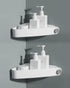 Sotfamily Plastic Shower Caddy Corner (for 90 Only), 2 Pack Adhesive Corner