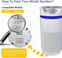 AP-T45 AP-T40FL HEPA Filter Compatible with Homedics TotalClean 5-In-1 Tower Air Purifier, AP-T40, AP-T45