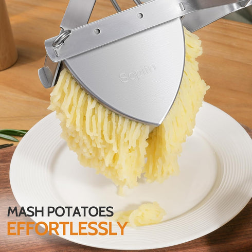 Sopito Stainless Steel Potato Ricer, Commercial and Home Use Potato Masher