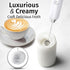 2-Speed 2000mAh Zulay Kitchen Rechargeable Milk Frother Handheld Lux - Powerful Motor, Waterproof, Battery - Drink