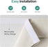 HOMEIDEAS Sidelight Curtains for Front Door, Side Door Window Curtains, Front Door Curtains for Small Window, Privacy Door Shades Thermal Insulated Door Window Covering, 1 Panel, W12 X L68, Cream