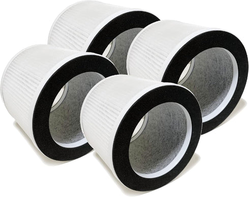 Nispira True HEPA Filter Replacement, Compatible with Rigoglioso Air Purifier GL-2109, 4 Packs
