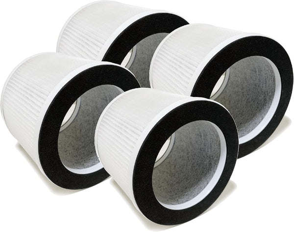 Nispira True HEPA Filter Replacement, Compatible with Rigoglioso Air Purifier GL-2109, 4 Packs