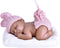 Brown Birthday Candle Sleeping Baby Cake Topper for Party, Baby Shower, Wedding (Pink)
