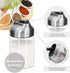 Aelga Glass Sugar Dispenser with Pour Spout, Weighted Pourer for Coffee, Tea, and Baking