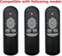 Replacement Remote Control for Lifesmart LS-4W1500-X LS-6DMIQH-X LS-8WIQH-LB-IN Portable Electric Infrared Quartz Indoor Medium Room Space Heater