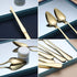 Gold Grapefruit Spoons Set, 3 Pieces with 2 Stainless Steel Spoons and 1 Knife, Serrated Edges (Gold)