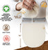 THE PARDAL STORE 14"x14" 100% XXL Nut Milk Bag - Organic Unbleached Cotton Easy To Clean Nut Milk Strainer/Cheesecloth