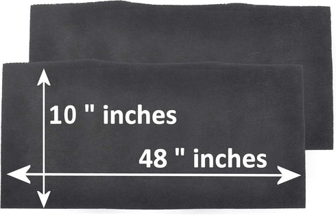 Replacement Carbon Filters for Honeywell 34002 2-Pack 10"x48" Activated Carbon HEPA Pre-Filter