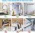 Sponge Holder for Kitchen Sink, Rustproof Waterproof Upgrade Sink Caddy, Stainless Steel, Easy to Install