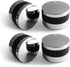 Unicook 4 Pack Grill Control Knob - Gas Burner Replacement, Chrome Plated Plastic with Nonslip Grip, Fits BBQ Gas Grills