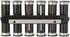 ZevrO Set 12 Zero Gravity Wall-Mount Magnetic Spice Rack, Black/Silver
