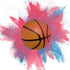 POPUPARTY Gender Reveal Basketball with Pink & Blue Powder, for Baby Boy