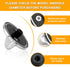 AMI PARTS Fit for G-E Profile Stove Knobs, WB03K10303 Gas Stove Knobs Replacements, 5-Pack