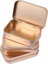 3 Pack Metal Rectangular Hinged Tins Box, Mini Portable Empty Craft Containers for Home Outdoors