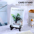 3 Pcs Wooden Display Stand, Decorative Plate Stands, Black Easel Stand for Pictures, Cook Books, Wedding Decors