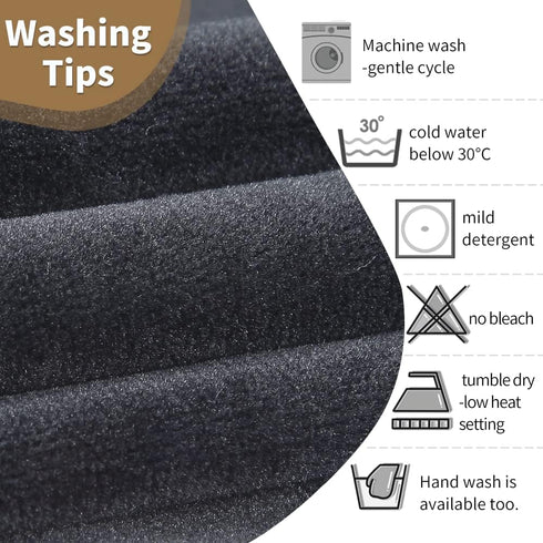 Dia.11-13" Black,1 Count) SINOSSO Bar Stool Cover, Super Soft Velvet Round Stretchy Washable Dustproof Slipcover