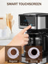 Ihomekee Programmable 12 Coffee Maker, Drip Coffee Maker Cup, Regular & Strong Brew Drip Coffee Machine with Iced