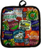 New Orleans Iconic Food Logos Design, Souvenir Pot Holder