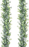 DearHouse Faux Eucalyptus Garland Plant, 2 Pack Artificial Vines Hanging Eucalyptus Leaves for Wedding Decor