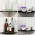 YUjieSTC 3.0mm Rooms(9 Corner Shelf, Aluminum Alloy Corner Shelf wall Mounted, for Offices, Bedrooms, Kitchens