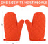 Nuogo 9 Pair Oven Mitts - Quilted Terry Cloth Lining Extra Long Heat Resistant Kitchen Gloves, 11 Inch