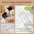 Oil Dispenser Bottle with Heat Resistant Brush, Glass Oil Container with Silicone Basting Brush for Cooking