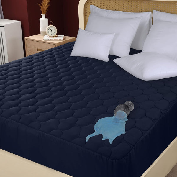 Utopia Bedding Quilted Fitted Waterproof King Mattress Protector, Stretches up to 16 Inches Deep, Elastic Fitted Cover