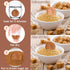 Starrth 2PCS Terracotta Brown Sugar Saver, Reusable Brown Sugar Keeper Terra Cotta Sugar Softener Container Disc
