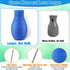 2PCS 9" 22" 8 oz Bulb Diatomaceous Earth Powder Duster, Longer to Retractable Garden Powder Applicator Dispenser