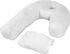 Side Sleeper Pillow with Ear Hole Ergonomic J-Shaped Swan Pillow for Neck Support & Spine Alignment Memory Foam Support