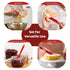 MOJOTORY 2Pcs Silicone Jar Scraper with Long Handle, Jam Spreader for Peanut Butter, Kitchen Spatula for Baking