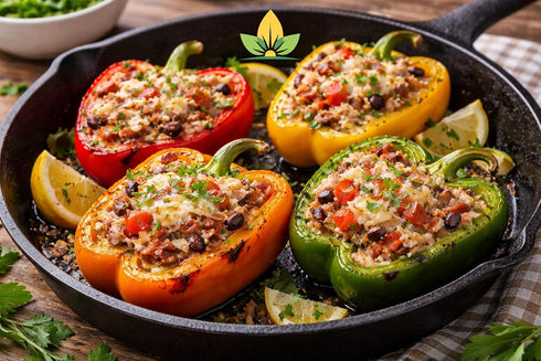 Sunutri Seeds Sweet Bell Pepper Seeds Collection Red Yellow Orange Green Bell Peppers Vegetable Seeds for Home Garden