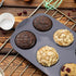 Silicone Muffin Pan, 6-Cavity Nonstick Baking Tray for Muffins, Cupcakes, Brownies, Food Grade, BPA Free, Pack of 3