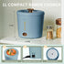 Hot Pot Electric 1L Mini Ramen Cooker, 450W Rapid Noodles Cooker for Cooking Pasta, Egg, Soup