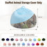 38"x40" Bean Bag Cover (No Filler), Soft Faux Fur Stuffed Animal Bean Bag Storage, Fluffy Plush Bean Bag Chair Cover