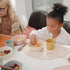 mushie Square Dinnerware Bowls for Kids, Set of 2 (Ivory), Made in Denmark