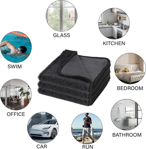 3 Pack 15.7 23.6 Inches Longzhuo Microfiber Bath Towels, x Microfiber Cleaning Cloth Towel Super Absorbent Microfiber