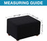 Flamingo P Ottoman Slipcovers Stretch Fabric Storage Ottoman Covers Footrest Sofa Slipcovers Footstool Protector Covers