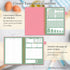 Recipe Book to Write Your Own Recipes, ALLTREE Blank Cookbook with 15 Tabs, 120 Pages, Pink