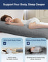 20 54 Inch, ZonLi Long Body Pillow for Adults, Firm Body Pillow with Adjustable Shredded Memory Foam, Soft Support