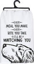 Primitives by Kathy Every Meal You Make Every Bite You Take Decorative Kitchen Towel, 28" x 28"