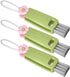 3 in 1 Cup Lid Gap Cleaning Brush Set, 3Pcs Multifunctional Home Kitchen Crevice Cleaning Brush, Green