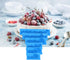 Fdit 6Pcs DIY Handwritten Letter Cake Mould, Blue Baking Stamp Tools for Bakery Supplies.