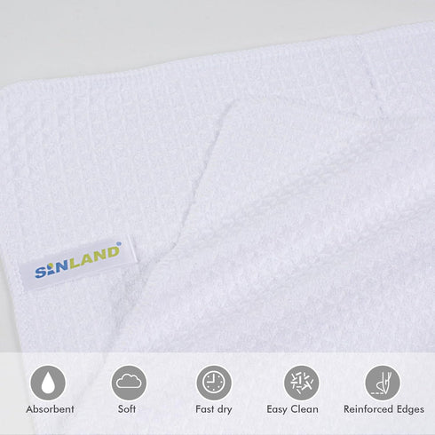 380gsm,16 Inch 24 Inch 10 Pack SINLAND Microfiber Kitchen Towel Premium Sublimation Blank Towels Fast Drying Tea Towel