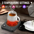 Warmer,3-Temp Settings Mug Coffee Mug Warmer,Automatic Shut Off Coffee Warmer,Mug Warmer for Desk with Anti-Scalding